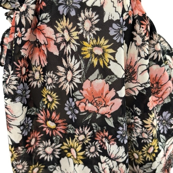 FOREVER 21 - NWT - FLORAL SWEETHEART CROP TOP - SIZE XL - VERY FEMININE B3 - Picture 8 of 14
